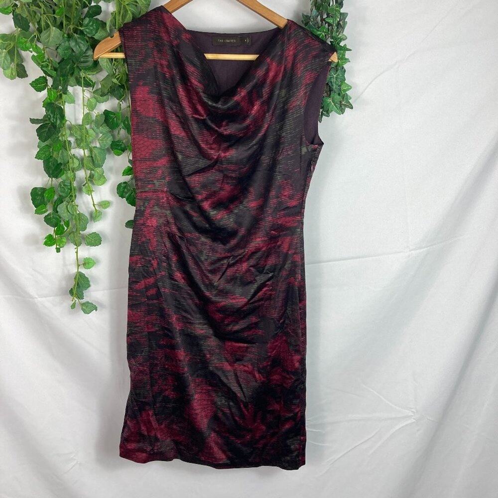 The Limited Cowl Neck Midi Dress Size 0